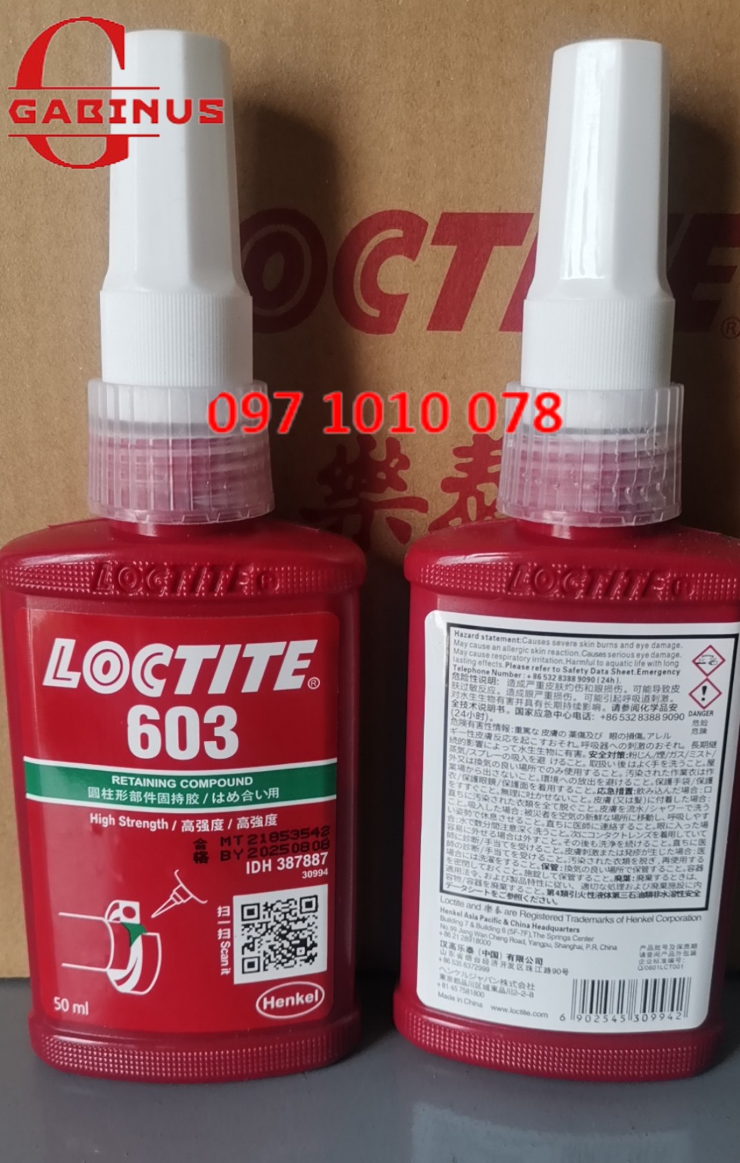 LOCTITE 603 / KEO CHỐNG XOAY